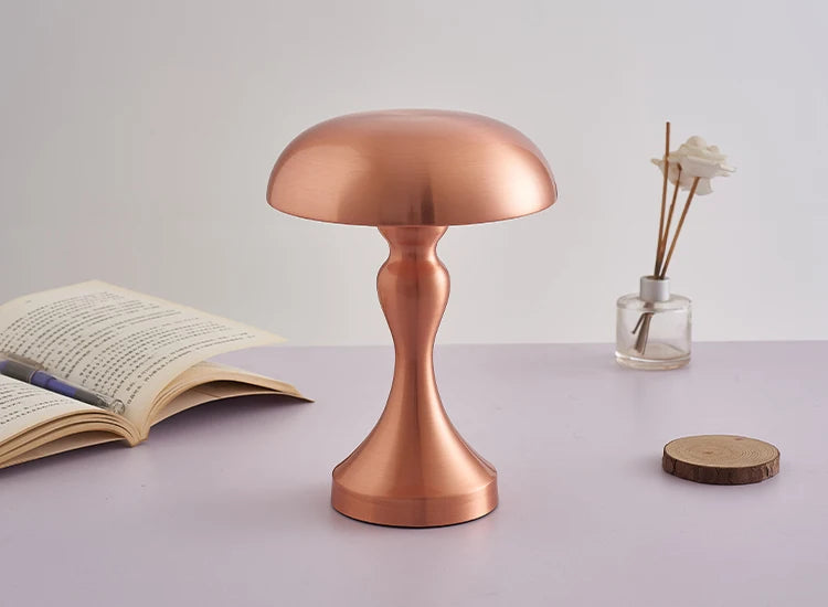 Modern Rechargeable LED Table Lamp – Touch Control, Wireless, Iron Body