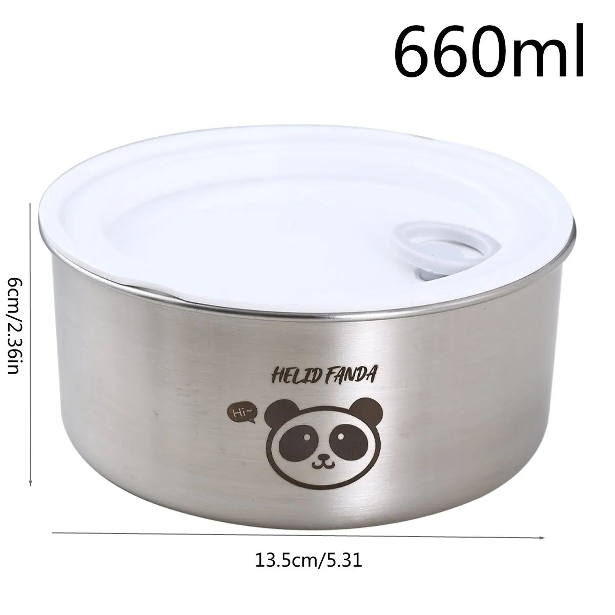 Stainless Steel Food Container – 1 Piece
