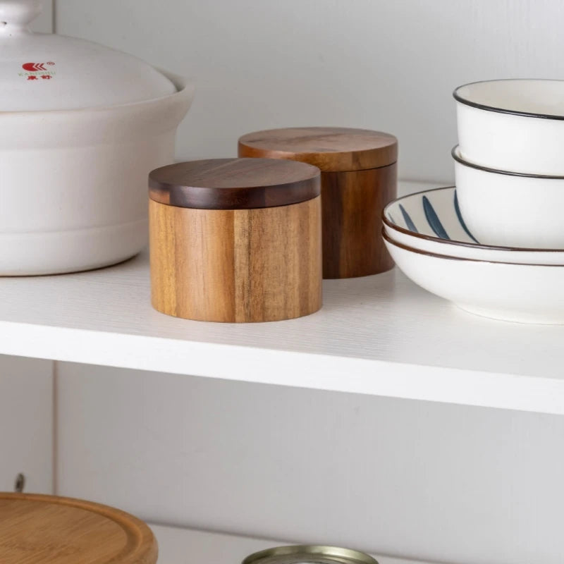 Ceramic Seasoning Storage Pot with Spoon