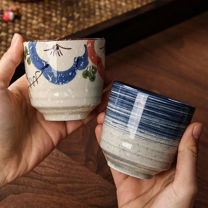 Hand-Painted Ceramic Tea Cup