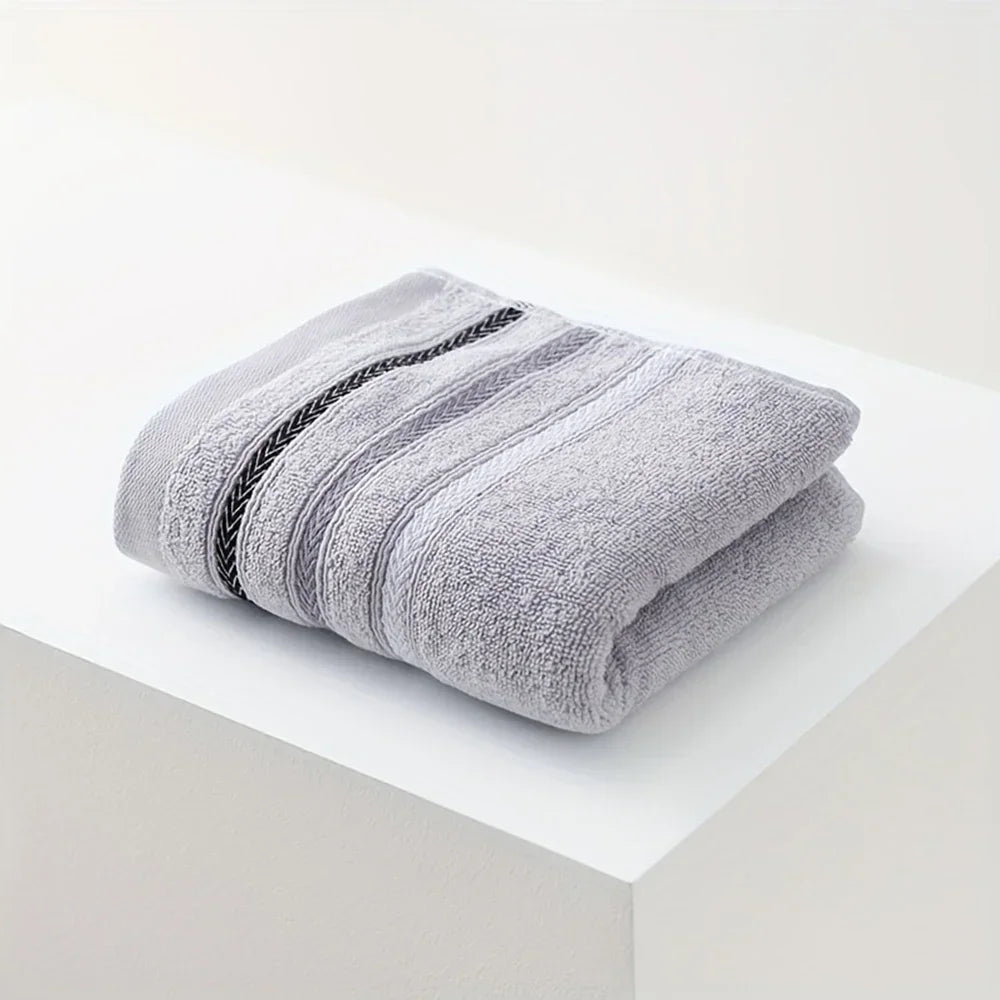 100% Cotton Striped Face Towel