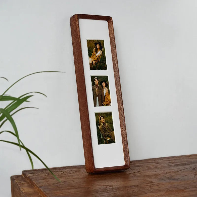 Classic Wooden Rectangle Photo Frame – Single Frame