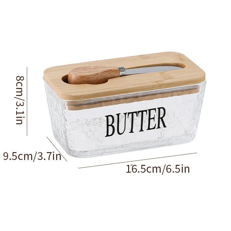 Butter Dish with Lid – Airtight Storage Container for Fresh Butter