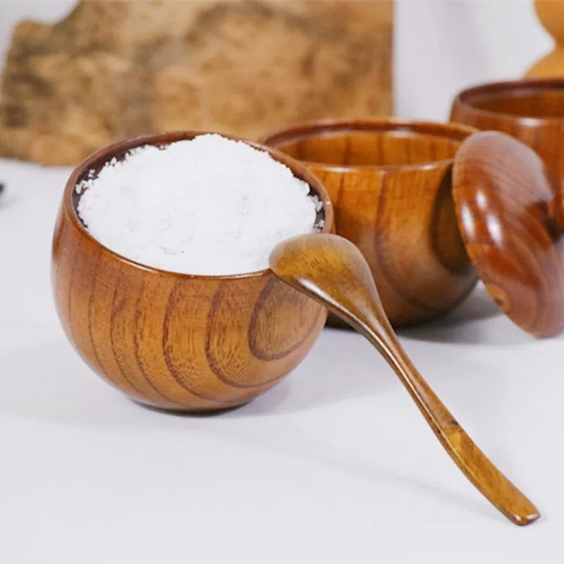 Minimalist Spice Jar with Lid &amp; Spoon – Multi-Use Seasoning Container