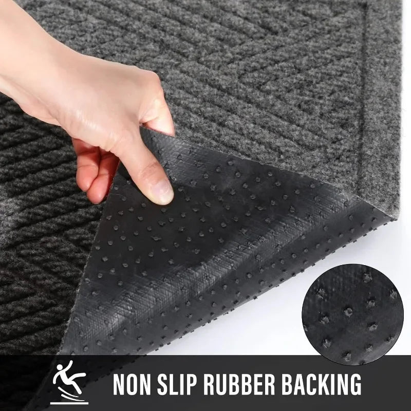 Heavy-Duty Rubber Door Mat