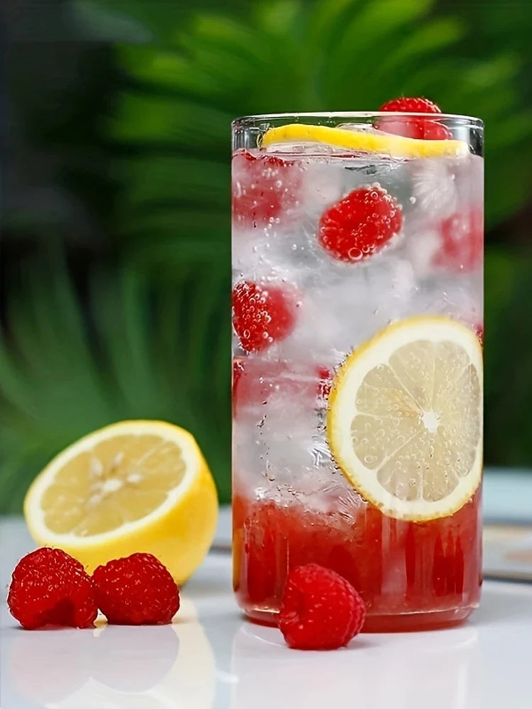 Large Capacity Highball Glass – Thin, Square, Transparent Drinkware