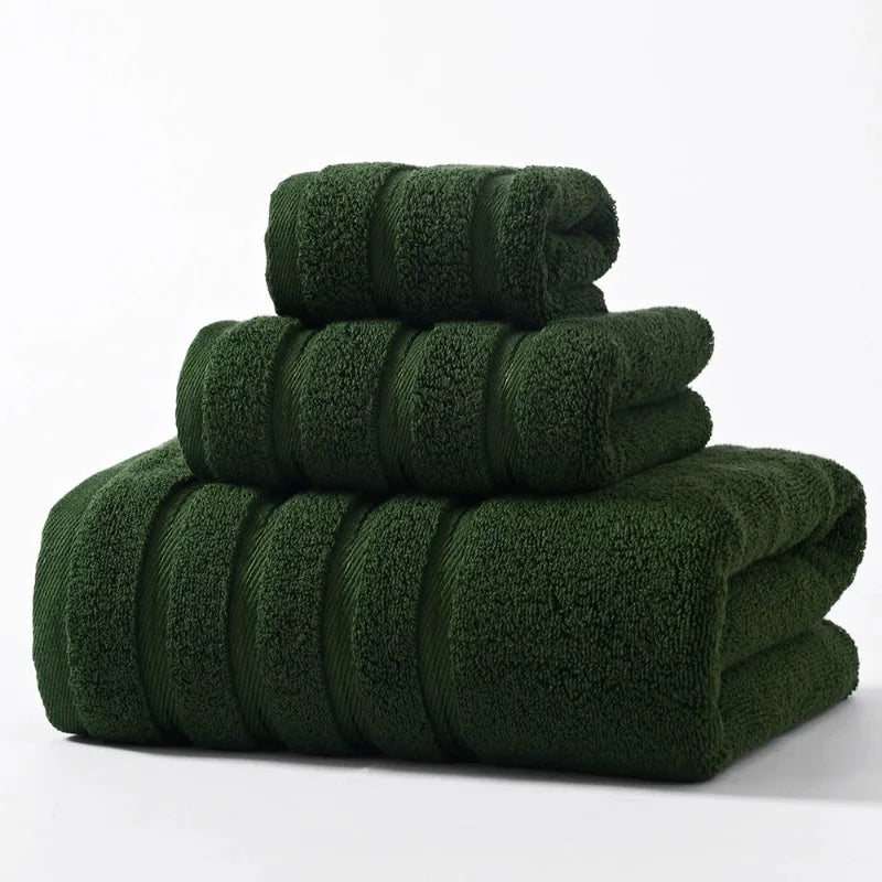 3-Piece 100% Cotton Towel Set