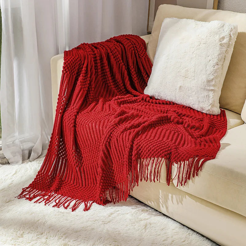 Wearable Acrylic Throw Blanket – Soft, Lightweight &amp; Travel-Friendly