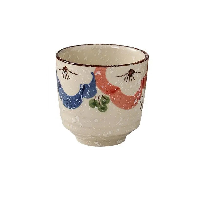 Hand-Painted Ceramic Tea Cup