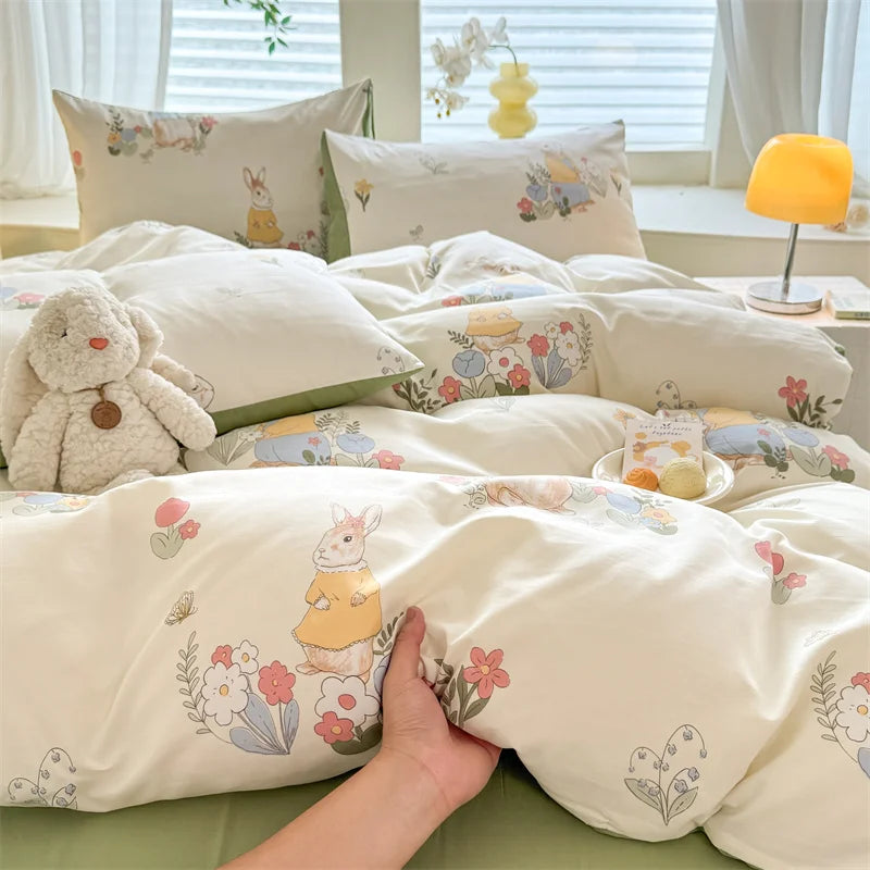 Pastoral Style Duvet Cover Set – 3 Pieces