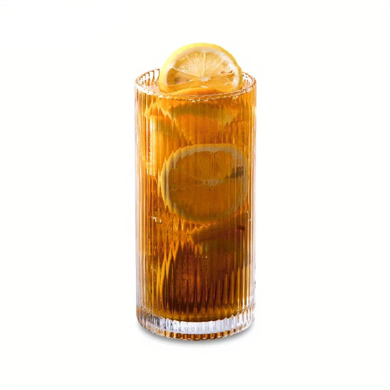 Round Clear Glass Cup – Minimalist Drinkware for Everyday Use