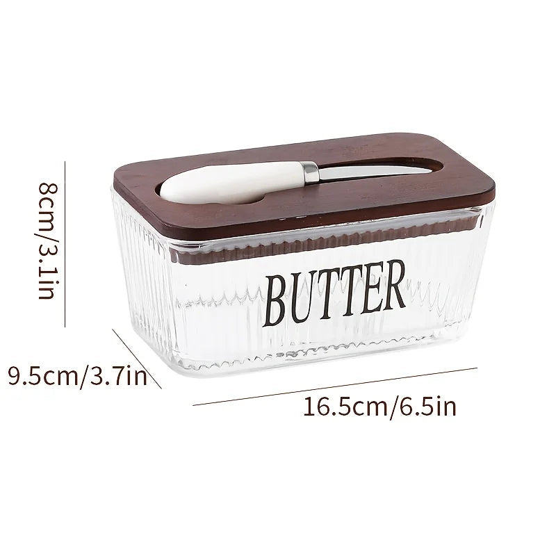 Butter Dish with Lid – Airtight Storage Container for Fresh Butter