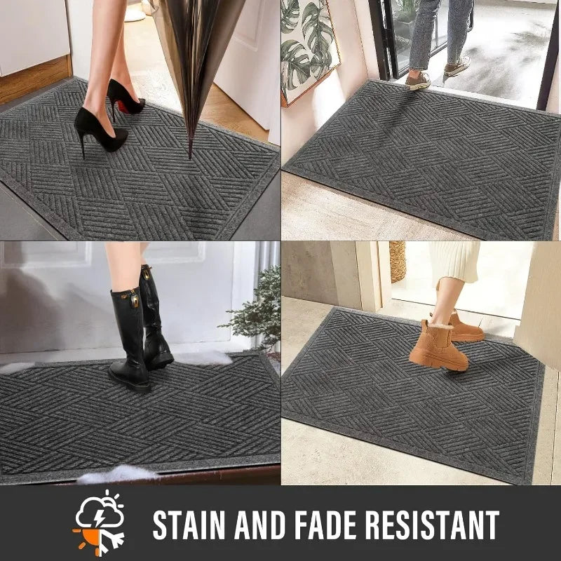 Heavy-Duty Rubber Door Mat