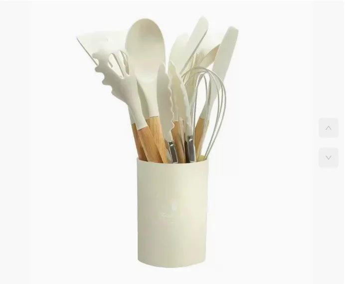 Silicone Cooking Tool Set – Eco-Friendly &amp; Heat-Resistant