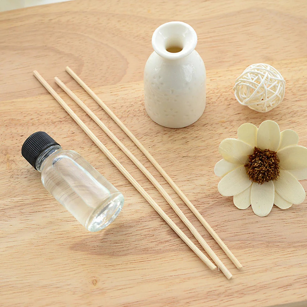 Rattan Diffuser Stick Set – 8.7 in Natural Reeds for Home Fragrance