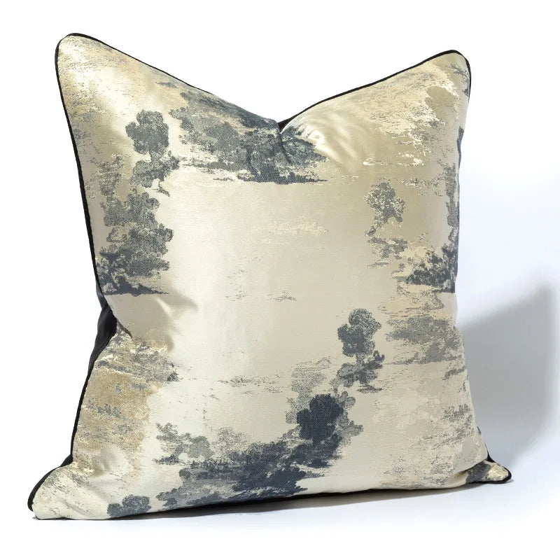 Embroidered Faux Corduroy Cushion Covers