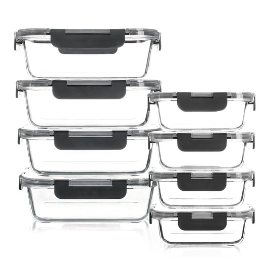Glass Bowl Set – Solid Design, 6–10 Pieces