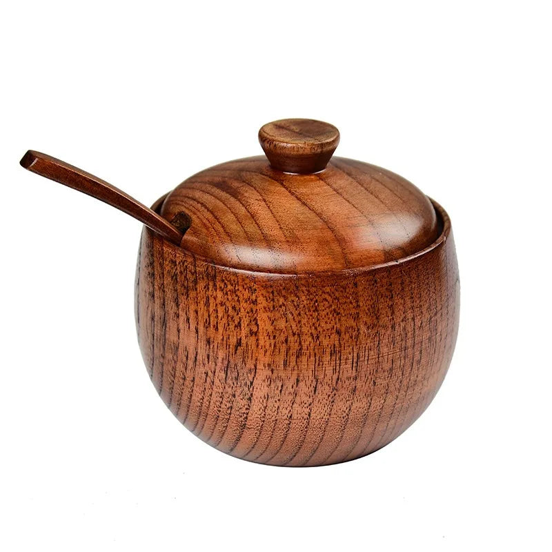 Minimalist Spice Jar with Lid &amp; Spoon – Multi-Use Seasoning Container