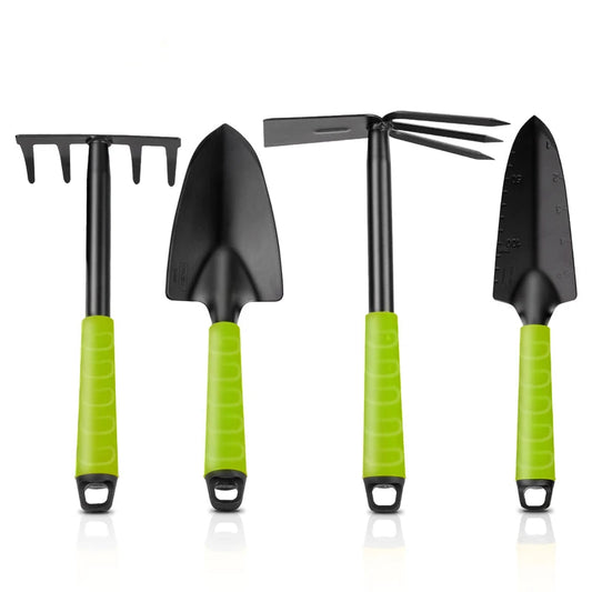 Stainless Steel Garden Tool Set – 4-Piece Multifunctional Kit