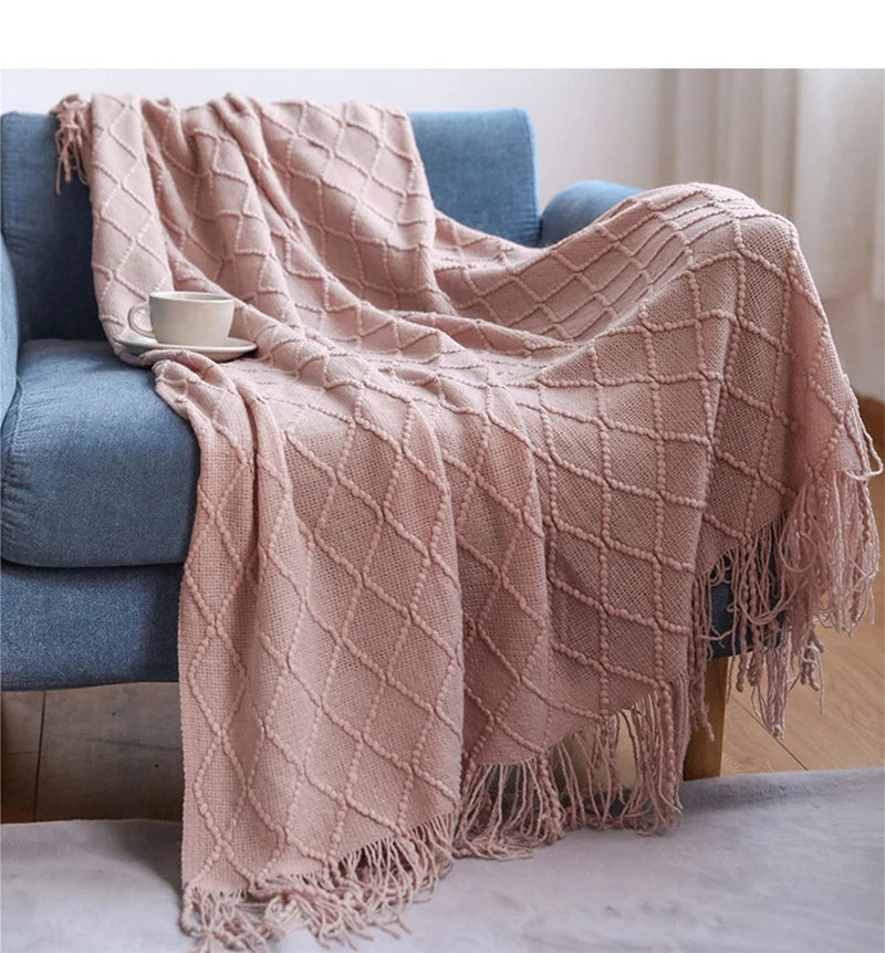 Wearable Acrylic Throw Blanket – Soft, Lightweight &amp; Travel-Friendly