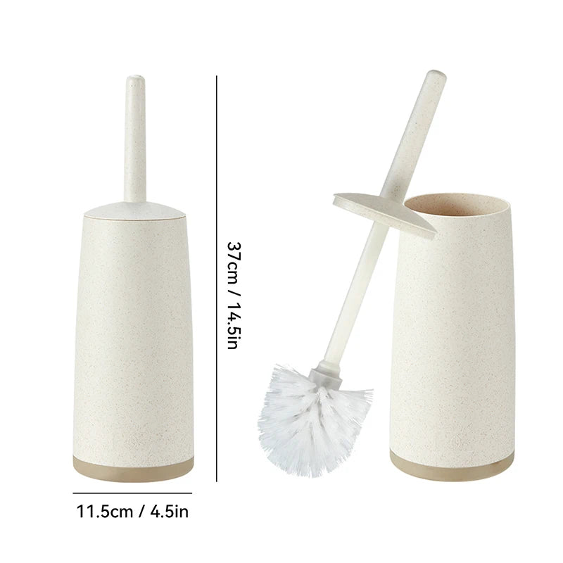 Long Handle Toilet Brush with Standing Base