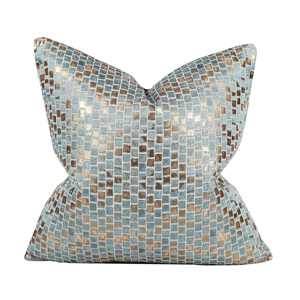 Embroidered Faux Corduroy Cushion Covers