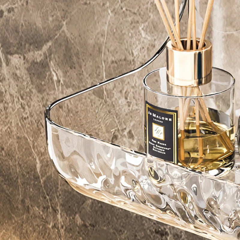 Wall-Mounted Bathroom Storage Tray – Punch-Free Installation