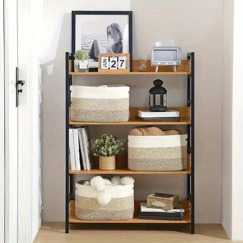 Boho Fabric Storage Basket – Multipurpose Organizer
