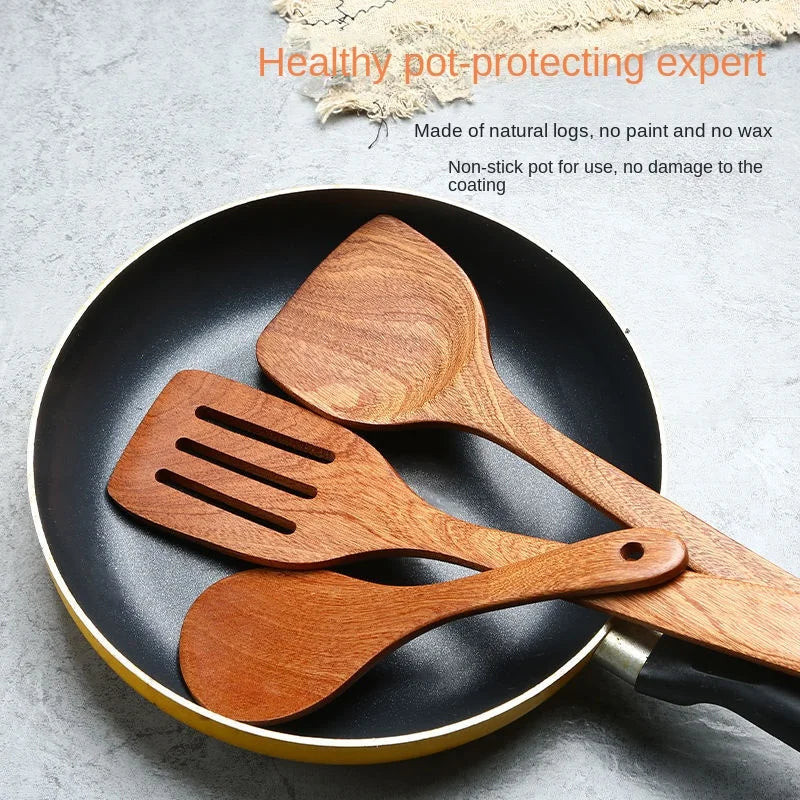 Wooden Cooking Shovel – Non-Stick &amp; Non-Slip