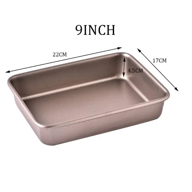 Nordic Gold Carbon Steel Baking Tray Set – 3 Piece Non-Stick Sheet Pan Set