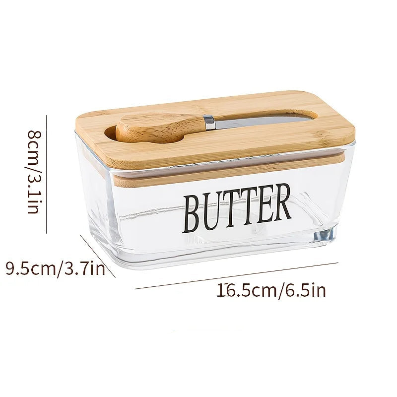 Butter Dish with Lid – Airtight Storage Container for Fresh Butter