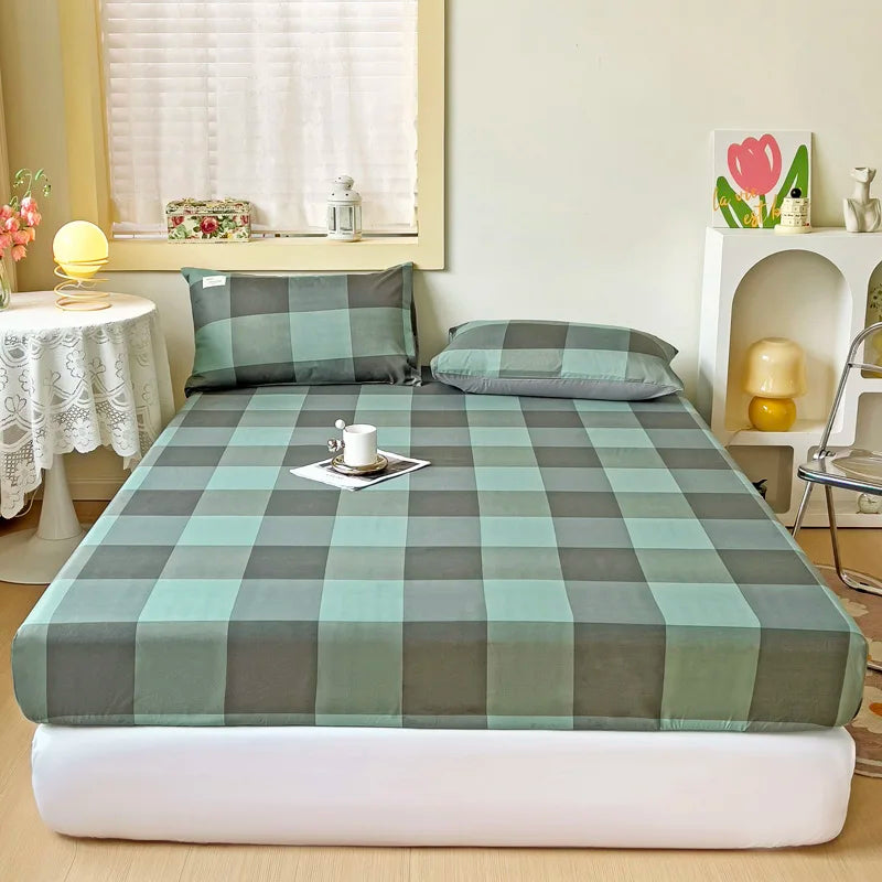 Soft &amp; Breathable Fitted Sheet – Solid Color