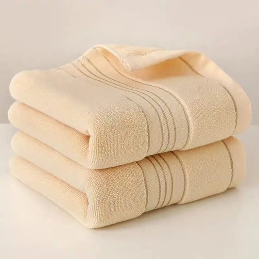 New Style Pure Cotton Face Towels – 2-Piece Set