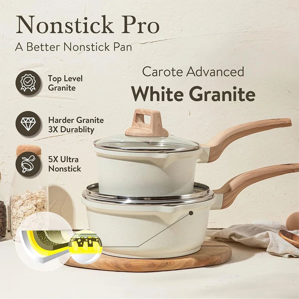 Granite Sauce Pan – Nonstick &amp; Durable Cookware