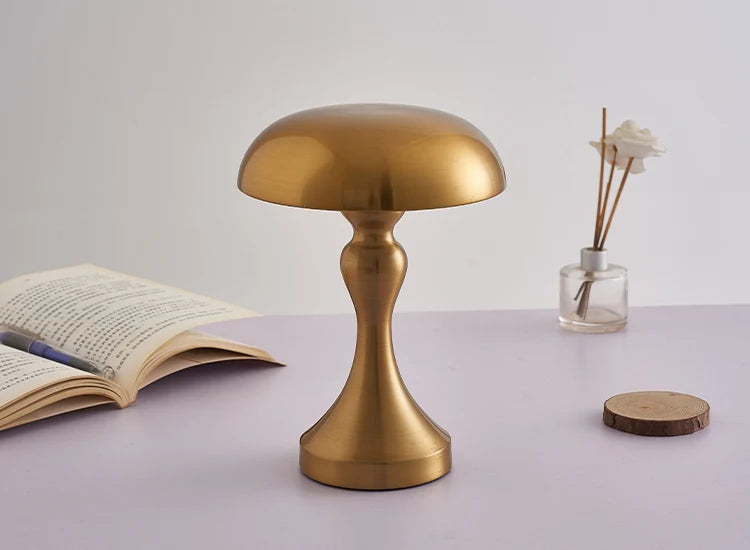 Modern Rechargeable LED Table Lamp – Touch Control, Wireless, Iron Body