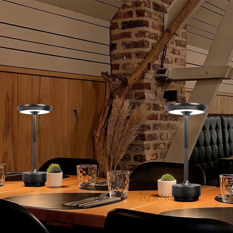 Modern Rechargeable LED Table Lamp – Touch Control, Wireless, Dimmable