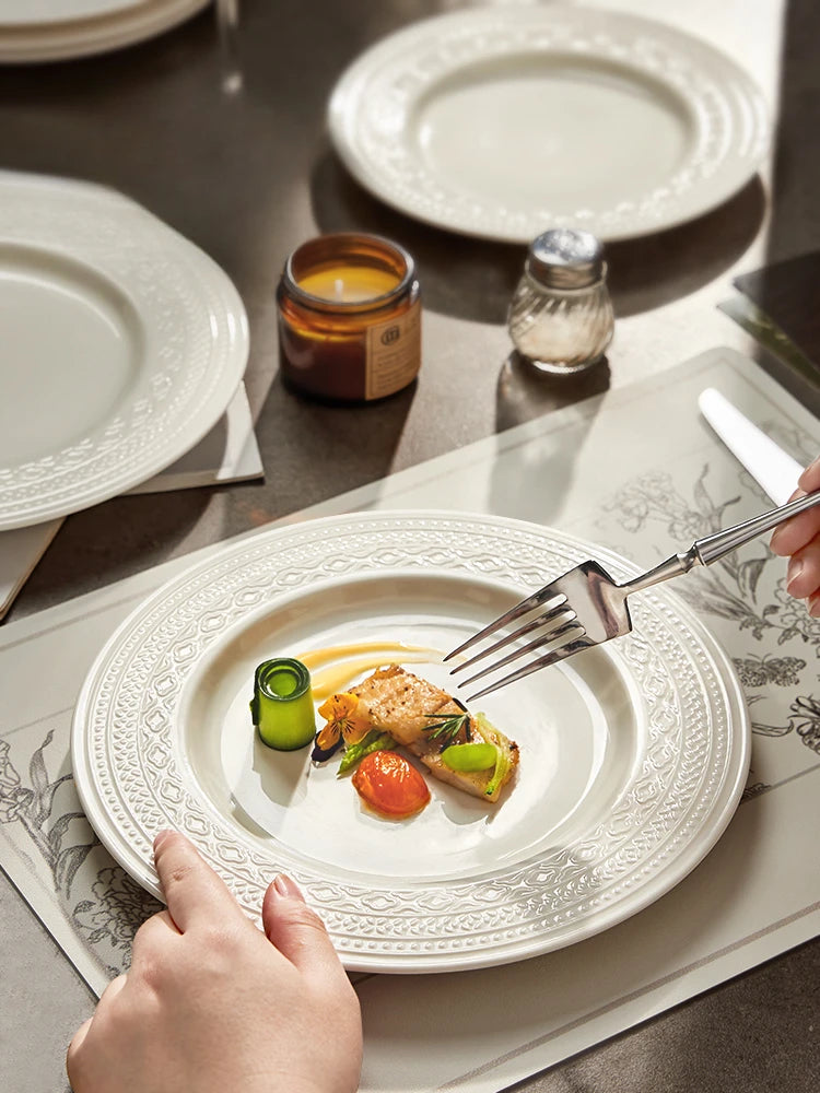 Porcelain Steak Plate