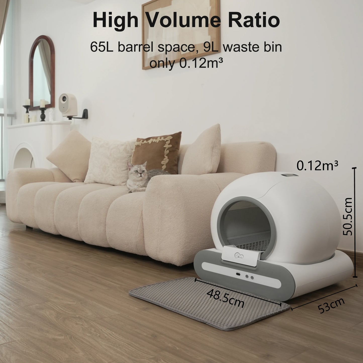 DOEL Smart Self-Cleaning Cat Litter Box