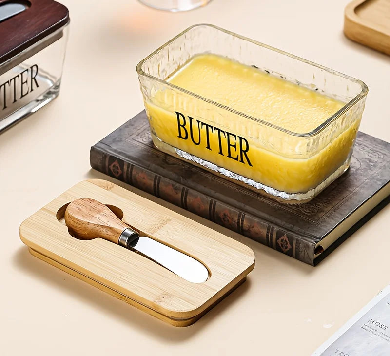 Butter Dish with Lid – Airtight Storage Container for Fresh Butter