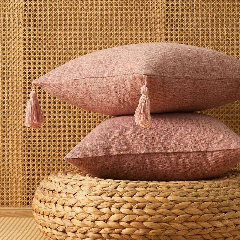 Palm Leaf Pattern Pillow Cover&nbsp;
