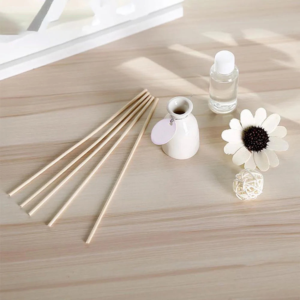 Rattan Diffuser Stick Set – 8.7 in Natural Reeds for Home Fragrance