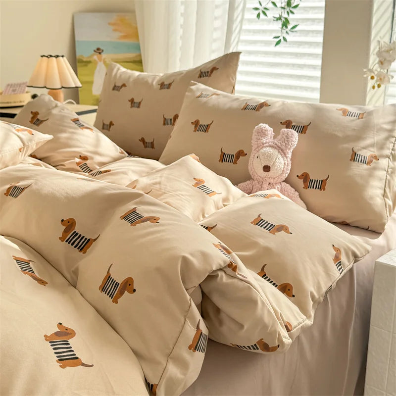 Pastoral Style Duvet Cover Set – 3 Pieces