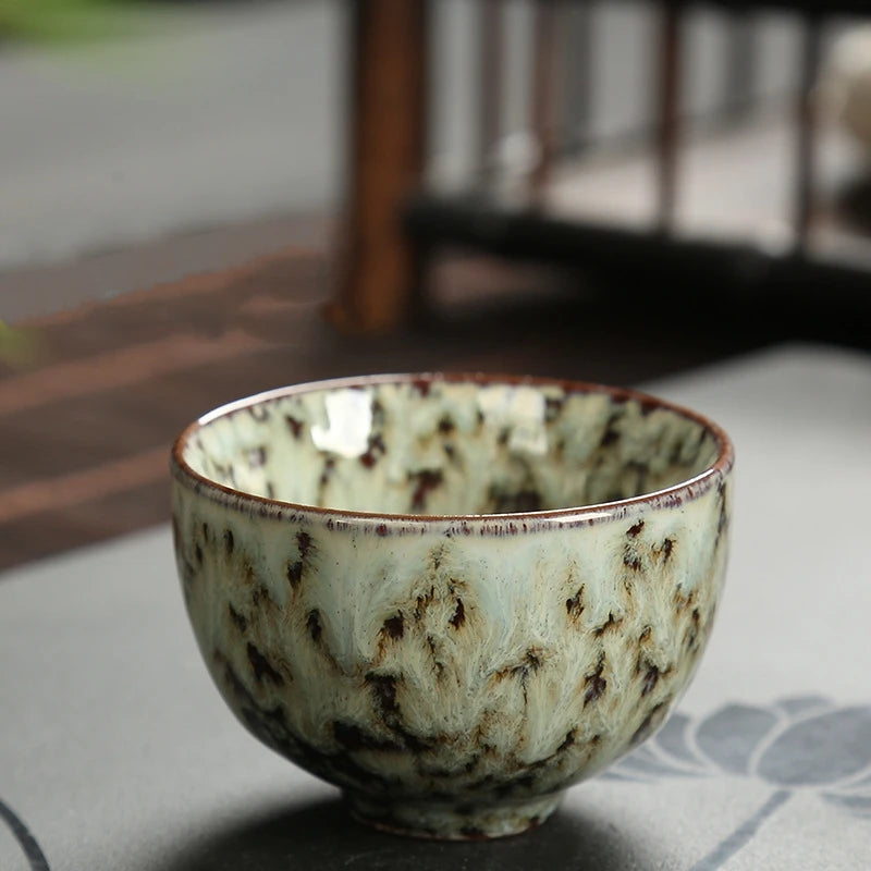 Mini Ceramic Teacup – Gradient Color