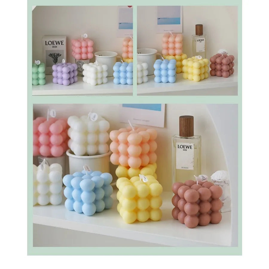 Handmade Scented Soy Wax Candle – Aromatherapy Block