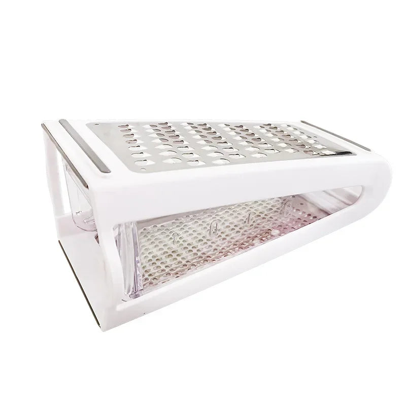 Multi-Purpose Stainless Steel Grater with Container