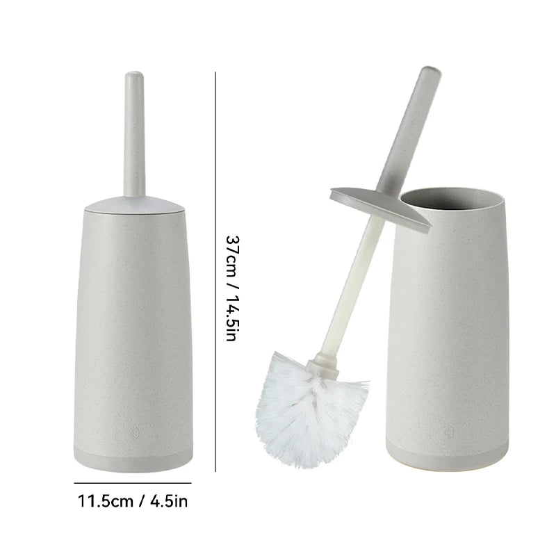 Long Handle Toilet Brush with Standing Base