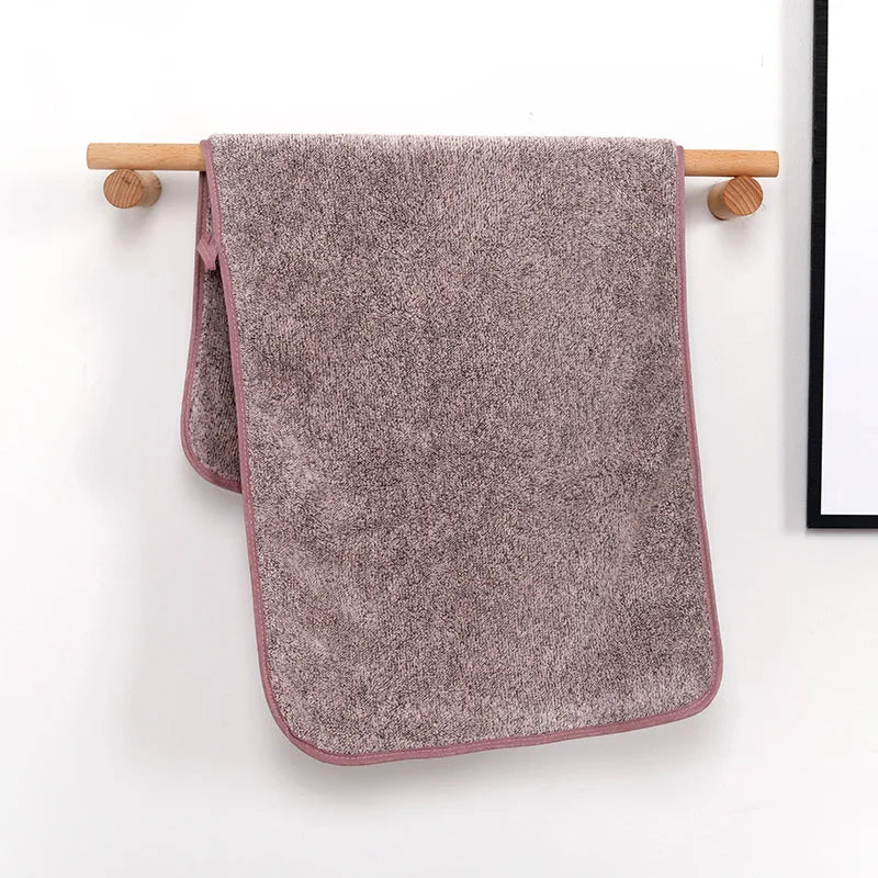 Quick-Dry Bamboo Fiber Bath Towel – Antibacterial &amp; Absorbent