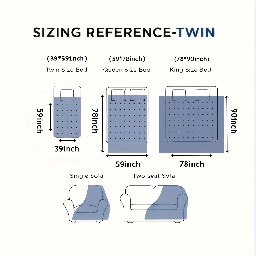 Striped Jacquard All-Season Polyester Blanket – Contemporary Design