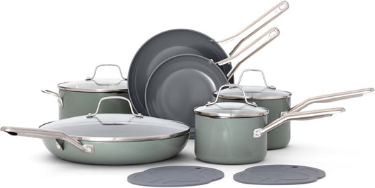 ® Ceramic Nonstick 12-Pc. Cookware Set