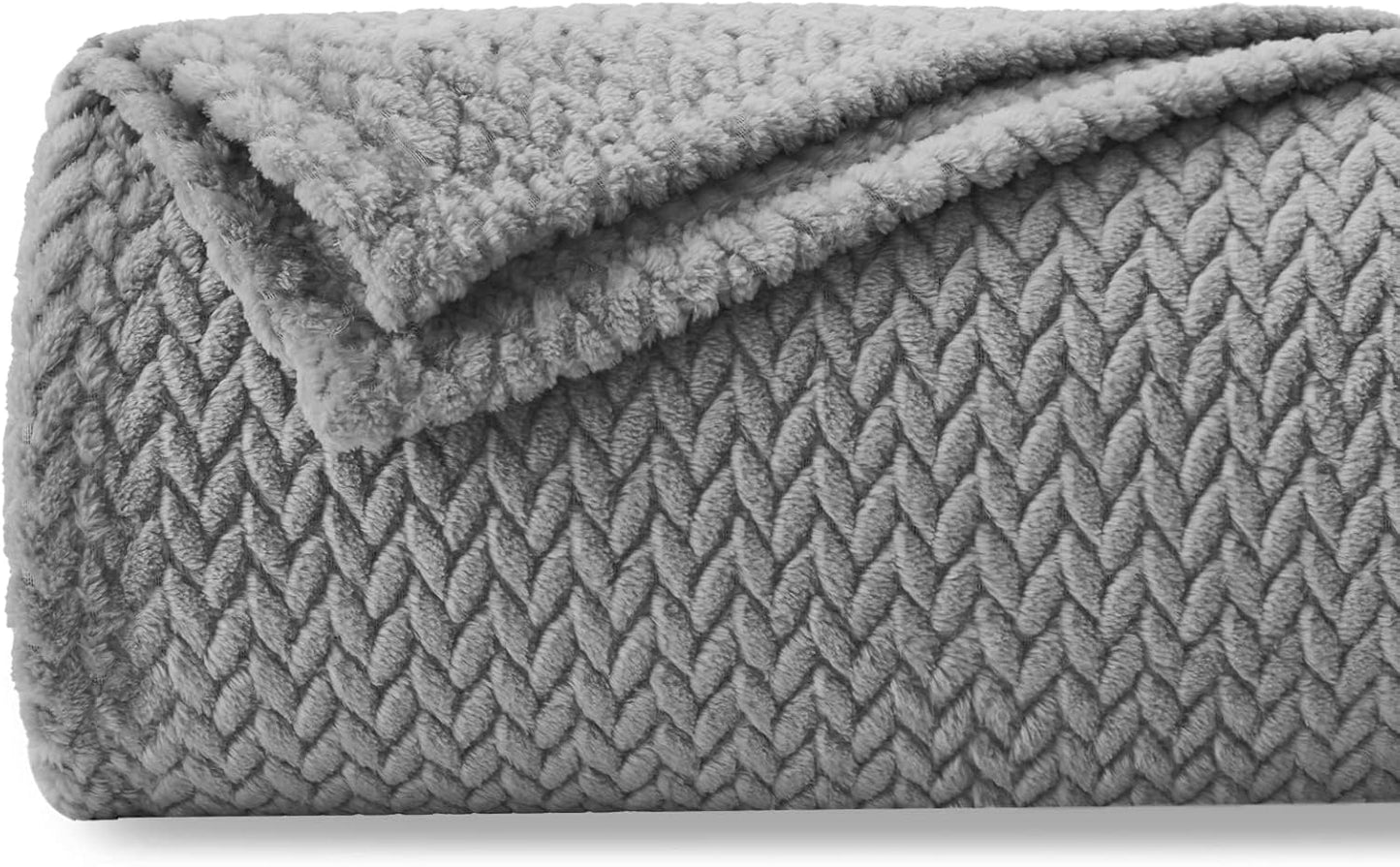 Super Soft Throw Blanket Sage Green Premium Silky Flannel Fleece Leaves Pattern Lightweight Bed Blanket All Season Use (Sage Green, Throw(50"X60"))